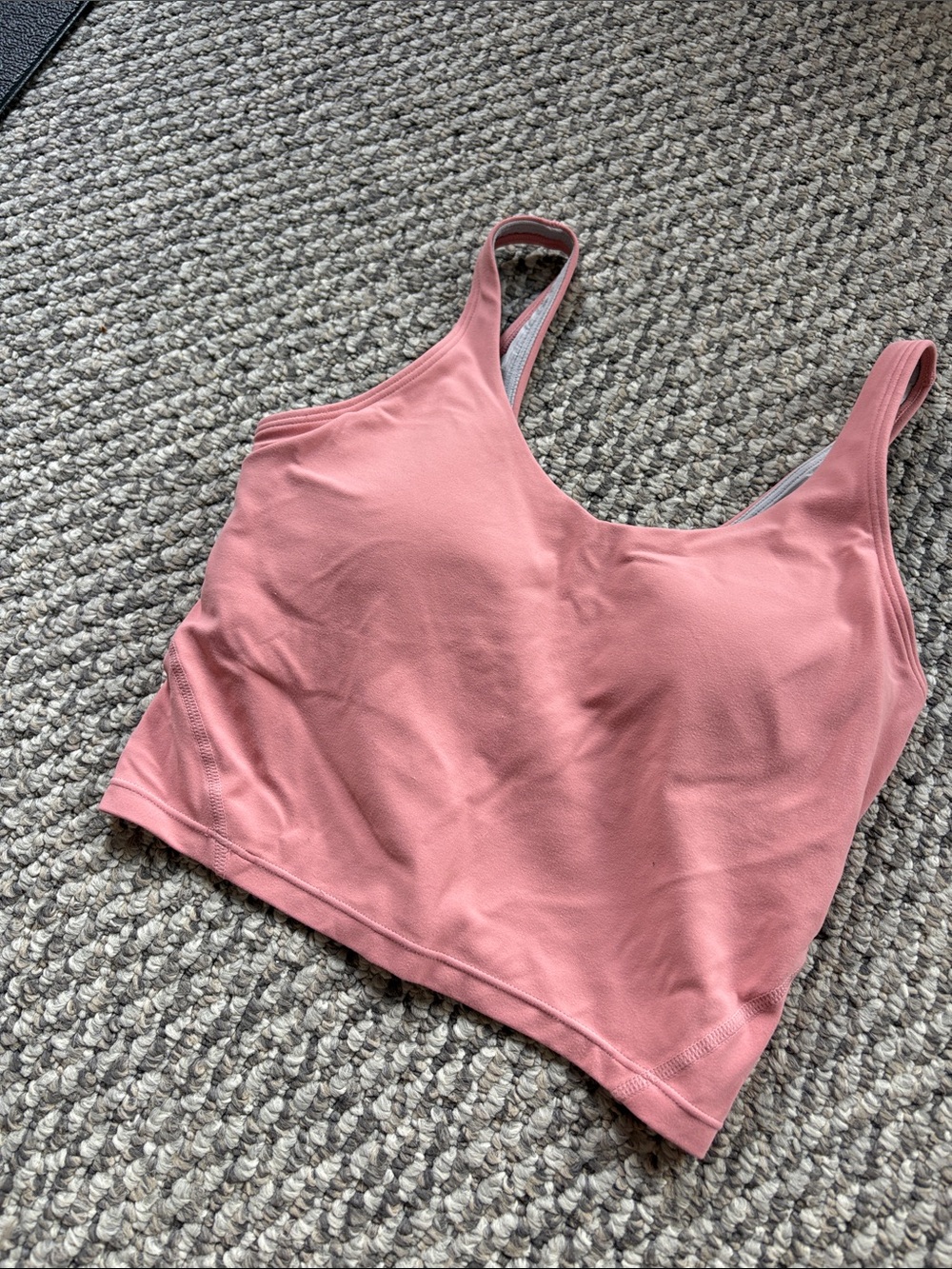 Everyday Scoop Bralette Tank - Dusty Rose